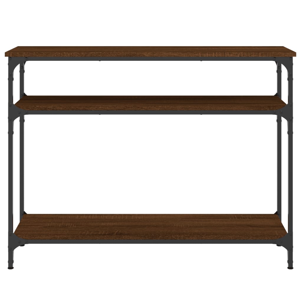 Konsolentisch Braun Eichen-Optik 100x29x75 cm Holzwerkstoff - Pazzar.ch