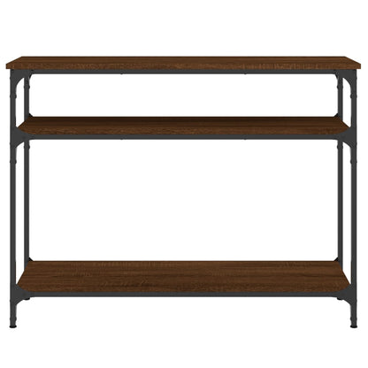 Konsolentisch Braun Eichen-Optik 100x29x75 cm Holzwerkstoff - Pazzar.ch