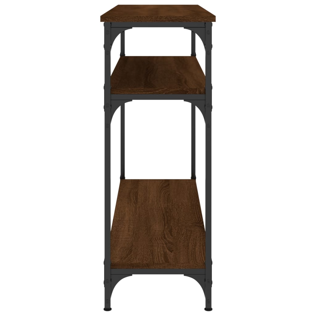 Konsolentisch Braun Eichen-Optik 100x29x75 cm Holzwerkstoff - Pazzar.ch