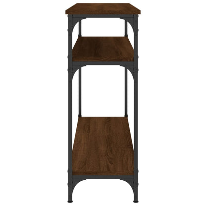 Konsolentisch Braun Eichen-Optik 100x29x75 cm Holzwerkstoff - Pazzar.ch