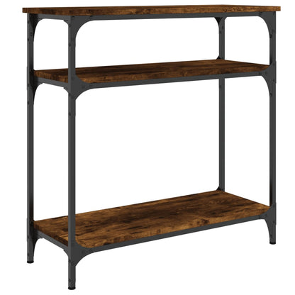Konsolentisch Räuchereiche 75x29x75 cm Holzwerkstoff - Pazzar.ch