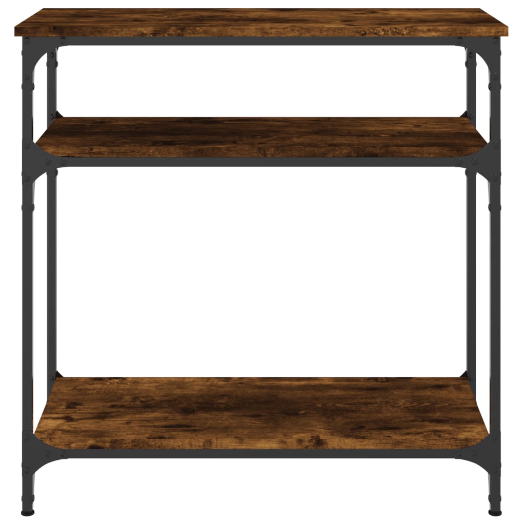 Konsolentisch Räuchereiche 75x29x75 cm Holzwerkstoff - Pazzar.ch