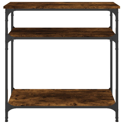 Konsolentisch Räuchereiche 75x29x75 cm Holzwerkstoff - Pazzar.ch