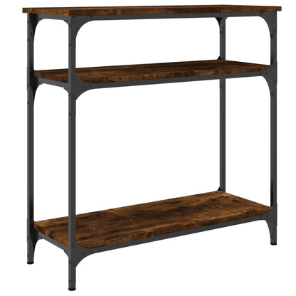 Konsolentisch Räuchereiche 75x29x75 cm Holzwerkstoff - Pazzar.ch