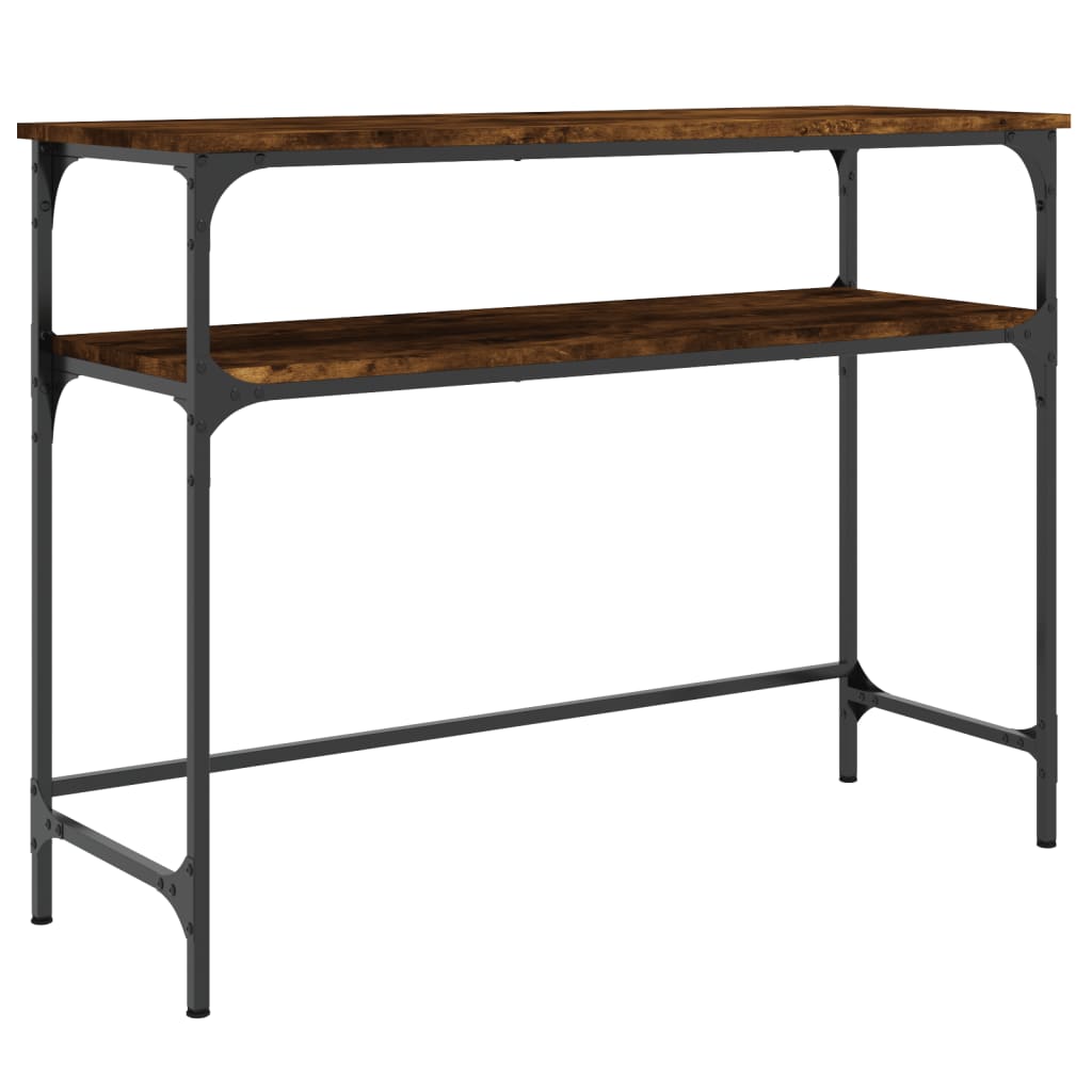 Konsolentisch Räuchereiche 100x35,5x75 cm Holzwerkstoff - Pazzar.ch