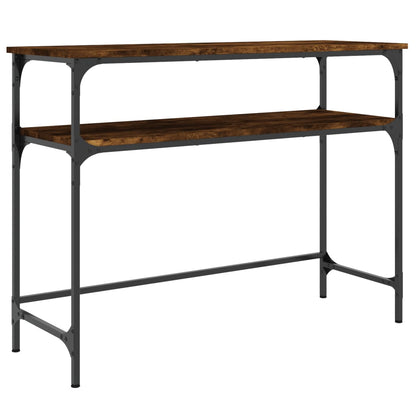 Konsolentisch Räuchereiche 100x35,5x75 cm Holzwerkstoff - Pazzar.ch
