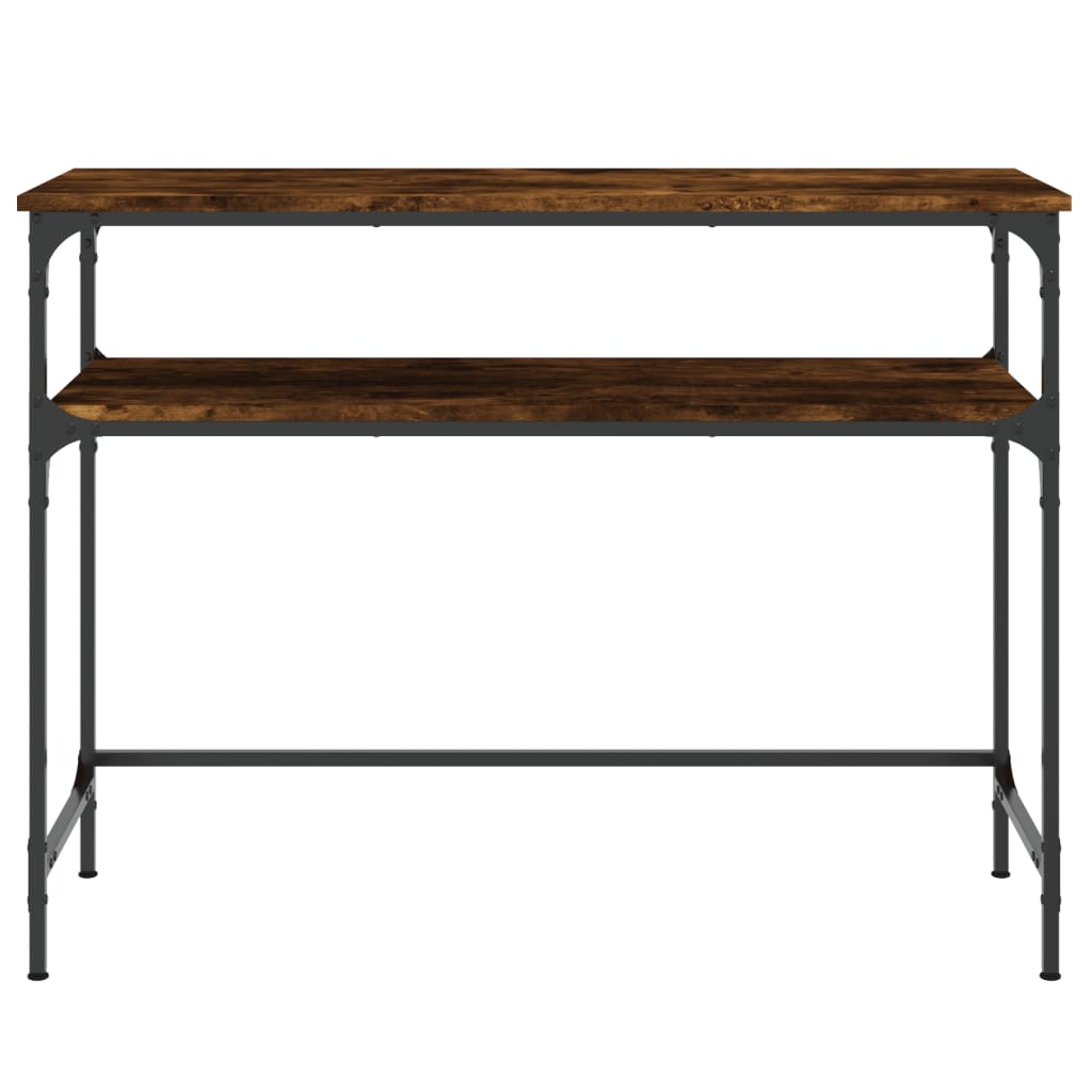 Konsolentisch Räuchereiche 100x35,5x75 cm Holzwerkstoff - Pazzar.ch