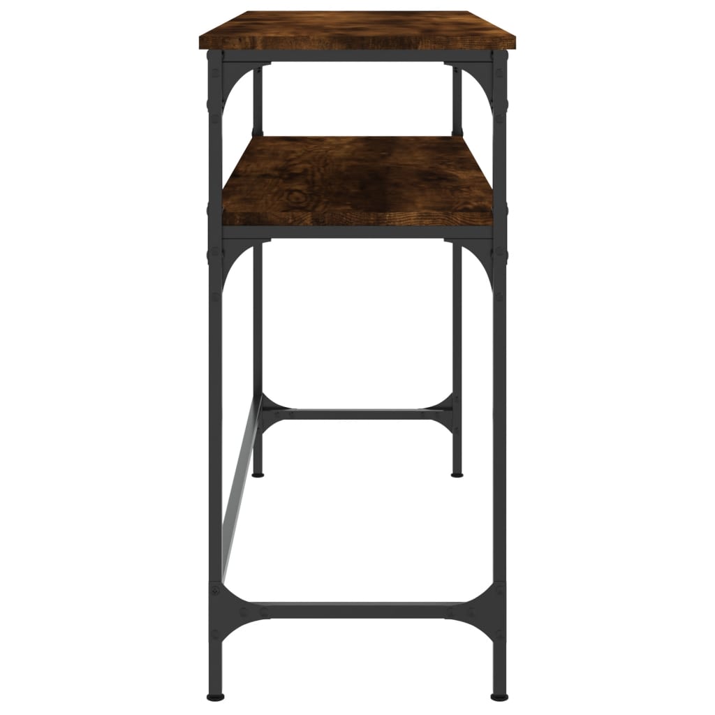 Konsolentisch Räuchereiche 100x35,5x75 cm Holzwerkstoff - Pazzar.ch