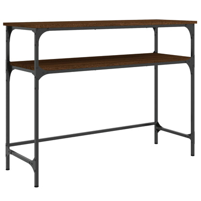 Konsolentisch Braun Eichen-Optik 100x35,5x75 cm Holzwerkstoff - Pazzar.ch