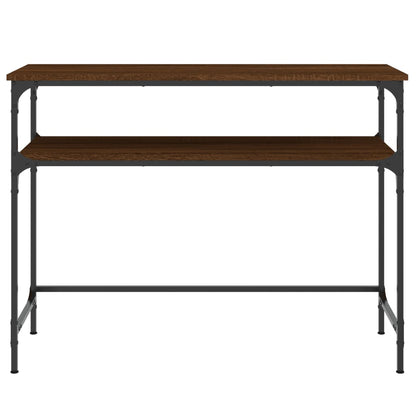 Konsolentisch Braun Eichen-Optik 100x35,5x75 cm Holzwerkstoff - Pazzar.ch