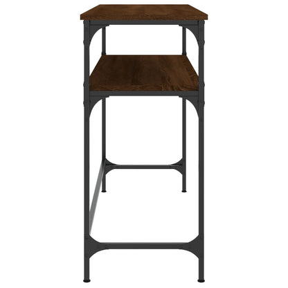 Konsolentisch Braun Eichen-Optik 100x35,5x75 cm Holzwerkstoff - Pazzar.ch