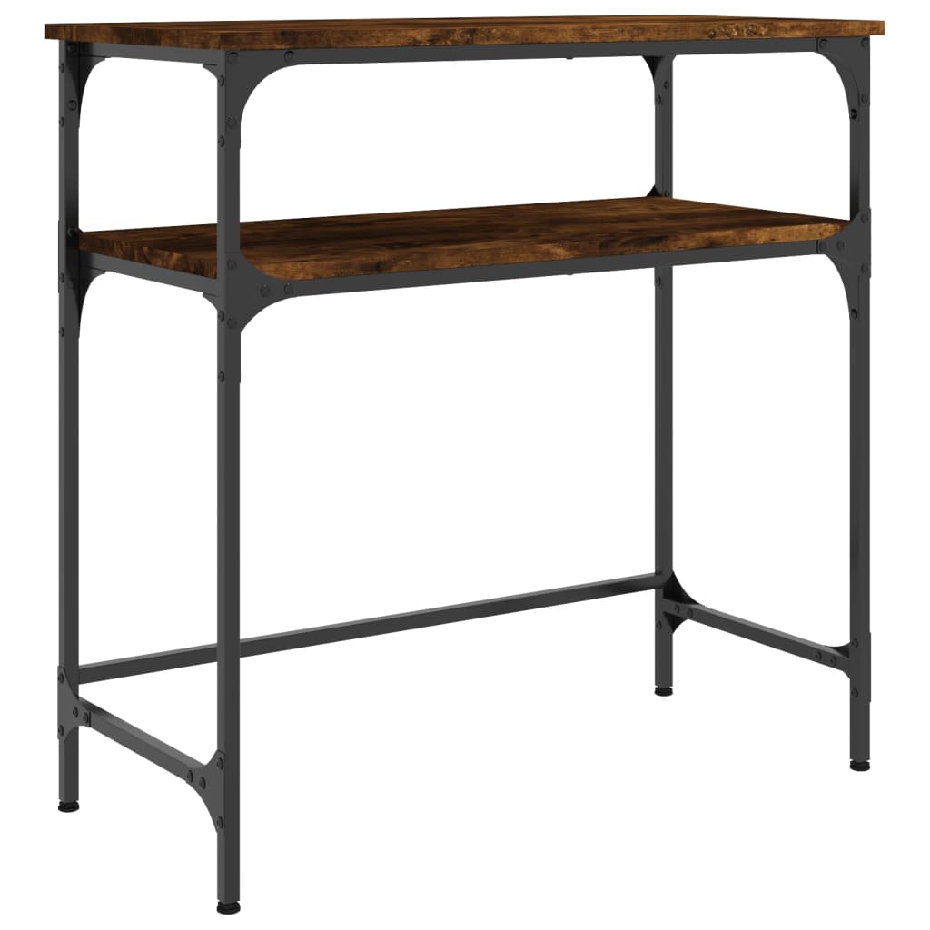 Konsolentisch Räuchereiche 75x35,5x75 cm Holzwerkstoff - Pazzar.ch