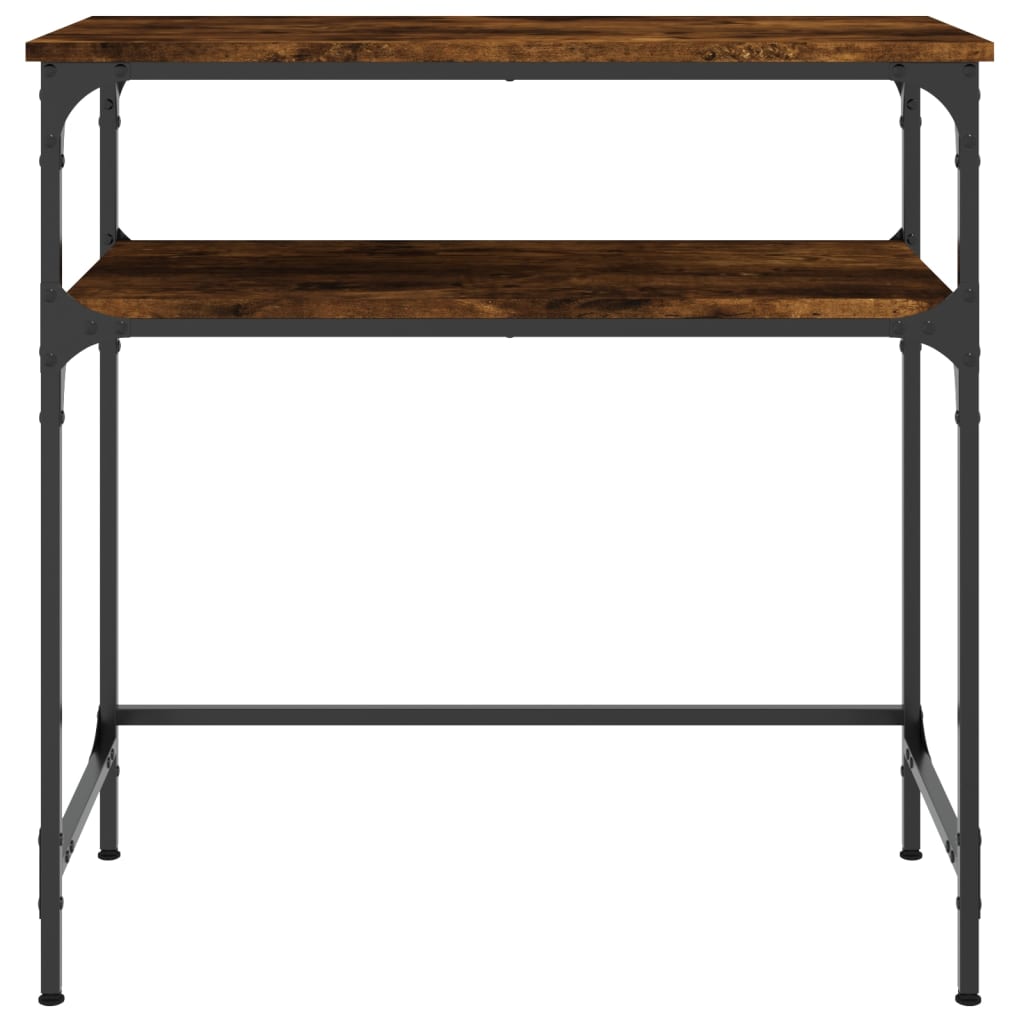 Konsolentisch Räuchereiche 75x35,5x75 cm Holzwerkstoff - Pazzar.ch