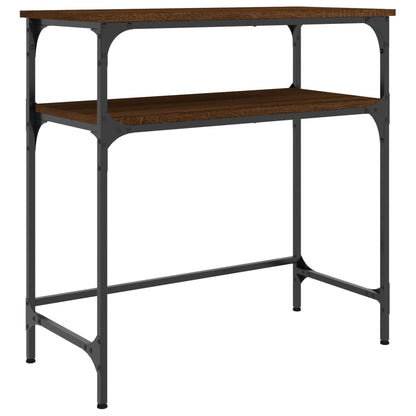 Konsolentisch Braun Eichen-Optik 75x35,5x75 cm Holzwerkstoff - Pazzar.ch