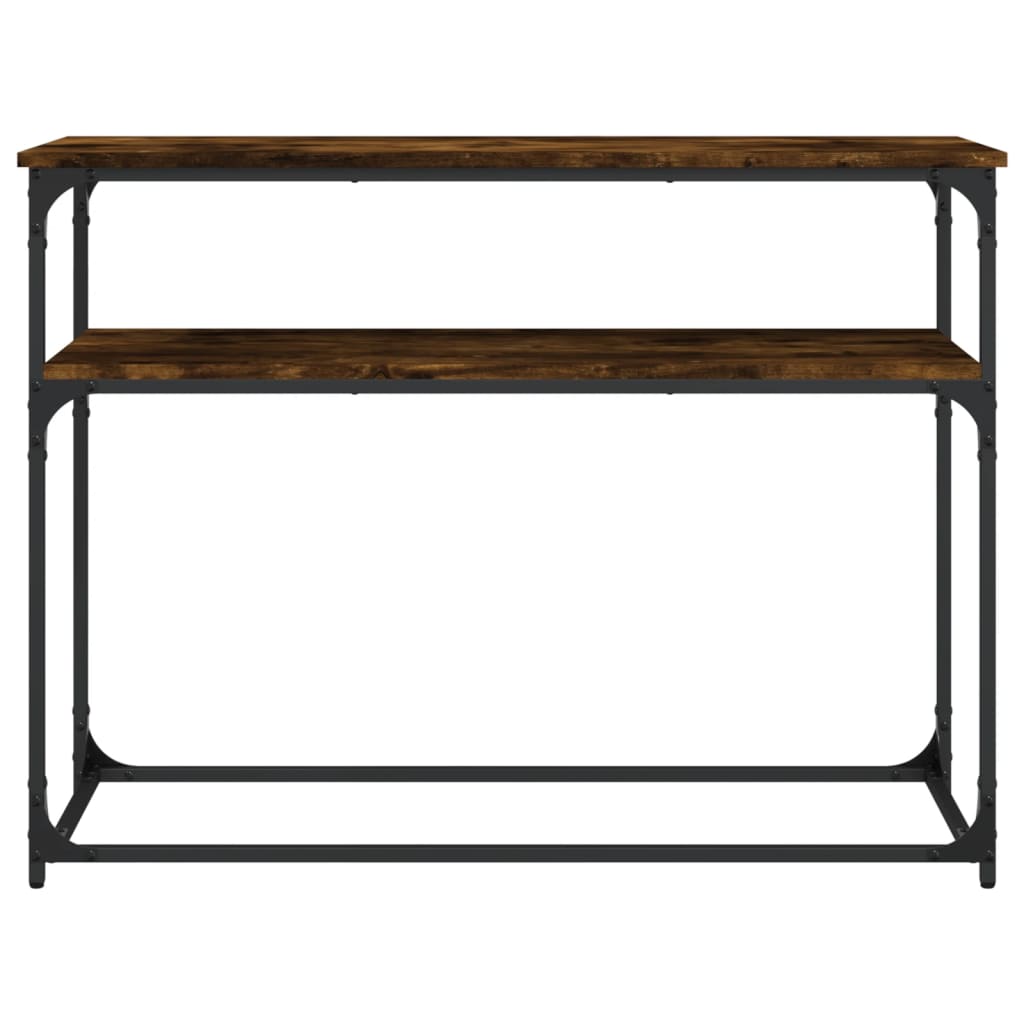 Konsolentisch Räuchereiche 100x35,5x75 cm Holzwerkstoff - Pazzar.ch