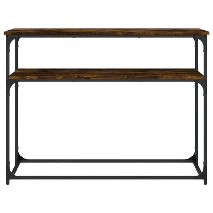 Konsolentisch Räuchereiche 100x35,5x75 cm Holzwerkstoff - Pazzar.ch