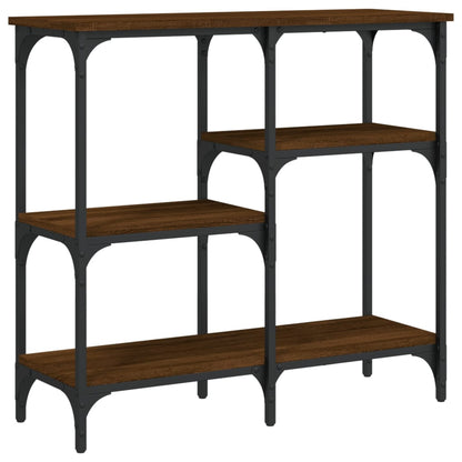 Konsolentisch Braun Eichen-Optik 80x29x75 cm Holzwerkstoff - Pazzar.ch