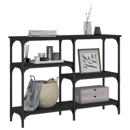 Konsolentisch Schwarz 102x29x75 cm Holzwerkstoff - Pazzar.ch