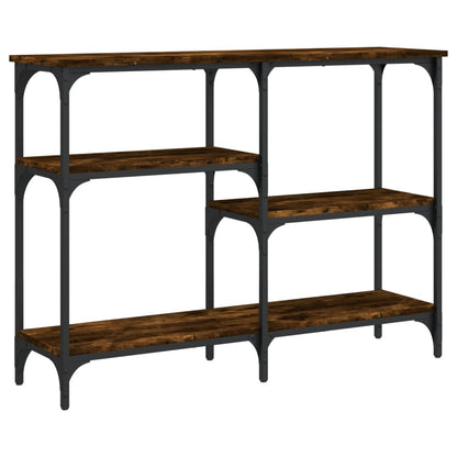 Konsolentisch Räuchereiche 102x29x75 cm Holzwerkstoff - Pazzar.ch