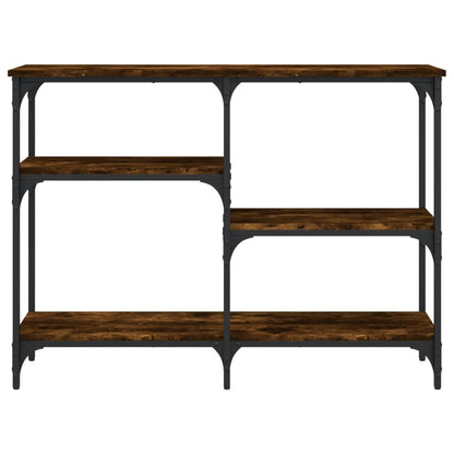 Konsolentisch Räuchereiche 102x29x75 cm Holzwerkstoff - Pazzar.ch