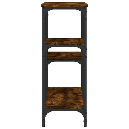 Konsolentisch Räuchereiche 102x29x75 cm Holzwerkstoff - Pazzar.ch