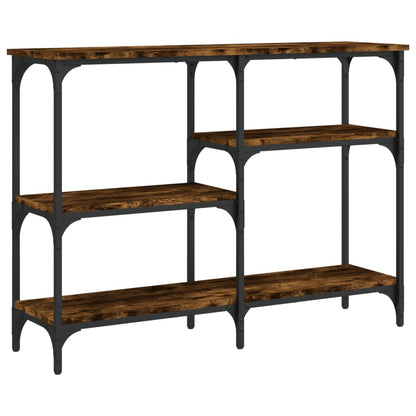 Konsolentisch Räuchereiche 102x29x75 cm Holzwerkstoff - Pazzar.ch