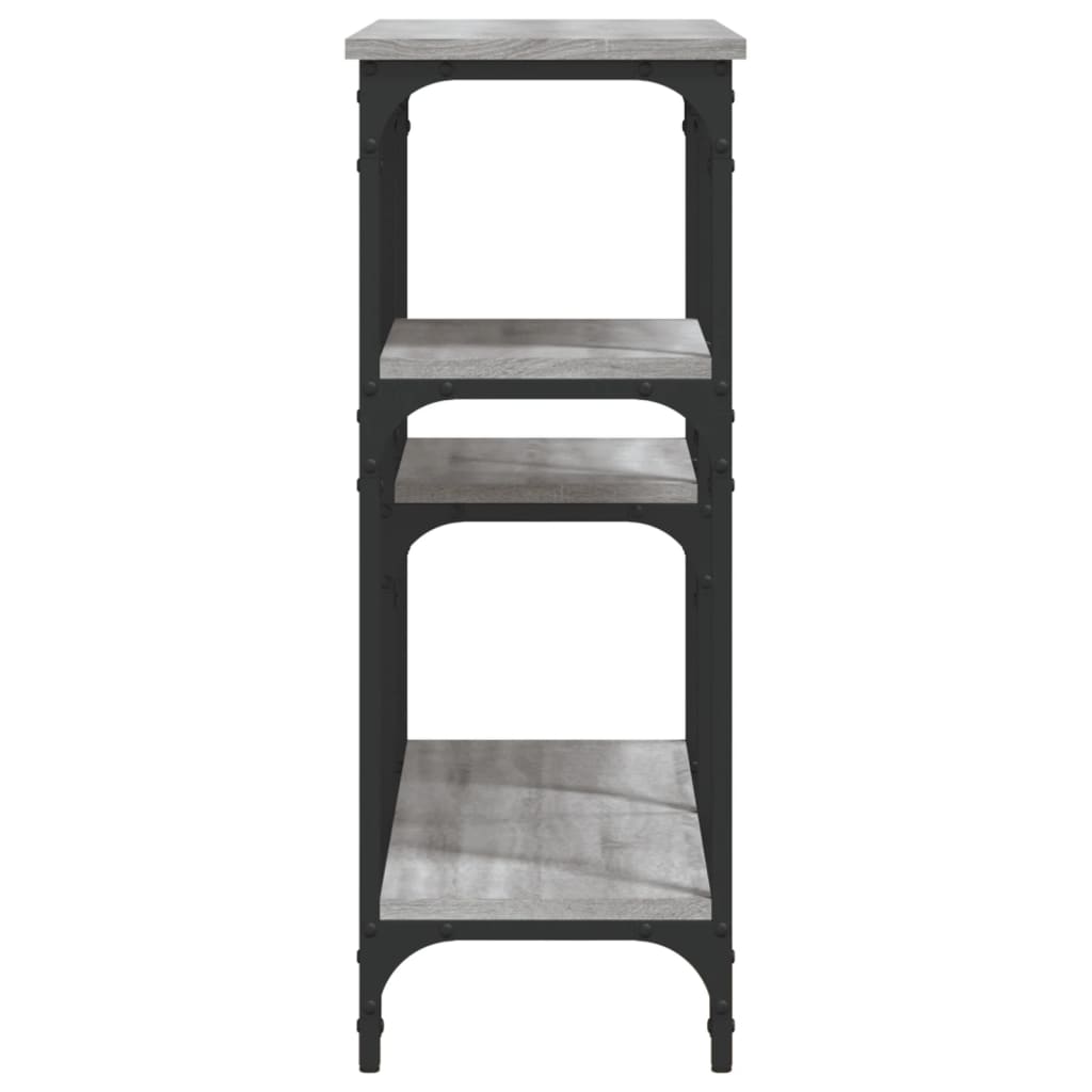 Konsolentisch Grau Sonoma 102x29x75 cm Holzwerkstoff - Pazzar.ch