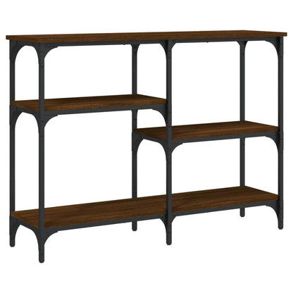 Konsolentisch Braun Eichen-Optik 102x29x75 cm Holzwerkstoff - Pazzar.ch