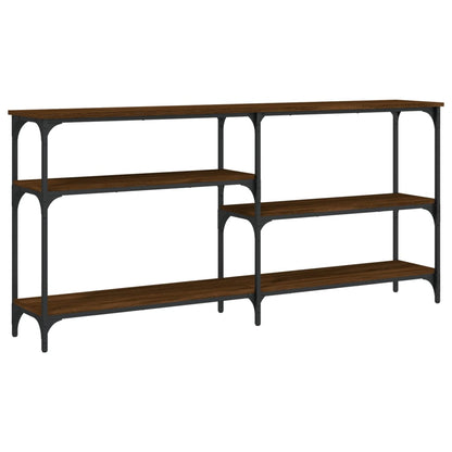 Konsolentisch Braun Eichen-Optik 160x29x75 cm Holzwerkstoff - Pazzar.ch
