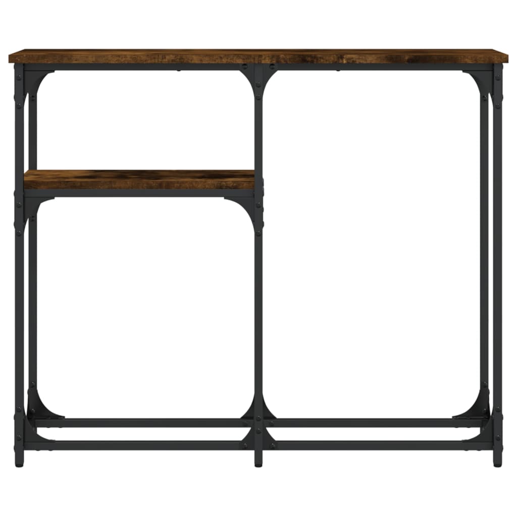 Konsolentisch Räuchereiche 90x22,5x75 cm Holzwerkstoff - Pazzar.ch