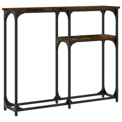 Konsolentisch Räuchereiche 90x22,5x75 cm Holzwerkstoff - Pazzar.ch