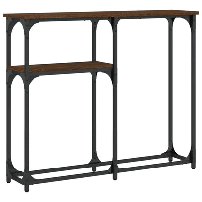 Konsolentisch Braun Eichen-Optik 90x22,5x75 cm Holzwerkstoff - Pazzar.ch