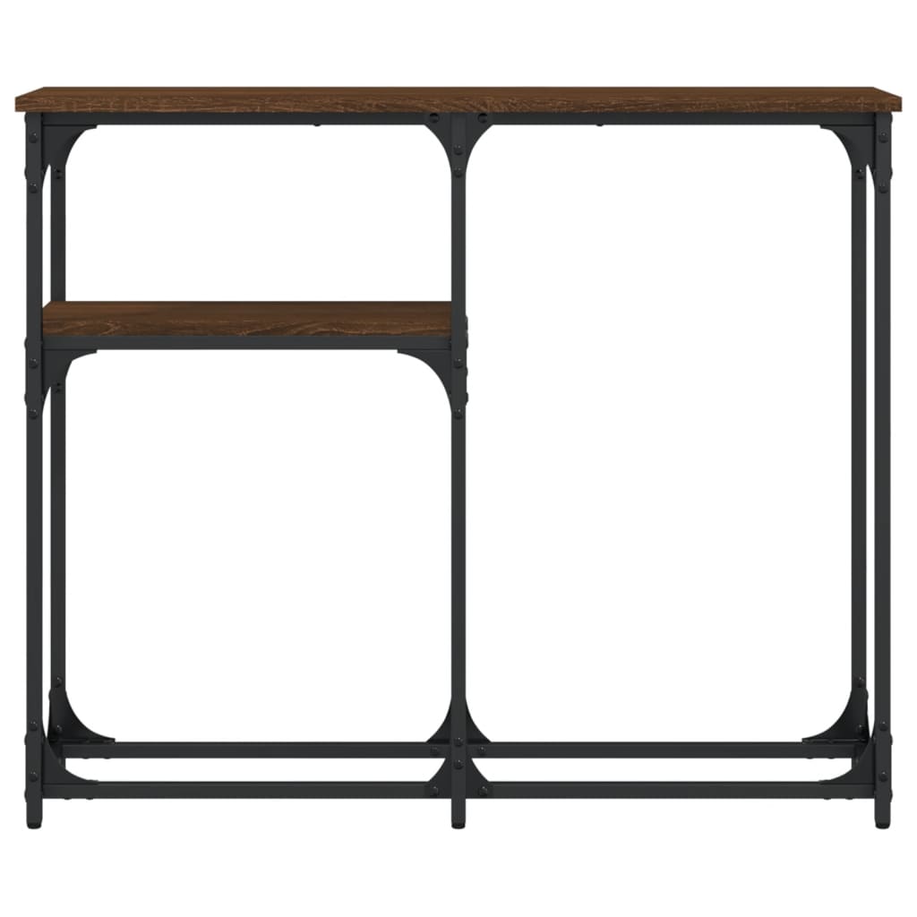 Konsolentisch Braun Eichen-Optik 90x22,5x75 cm Holzwerkstoff - Pazzar.ch