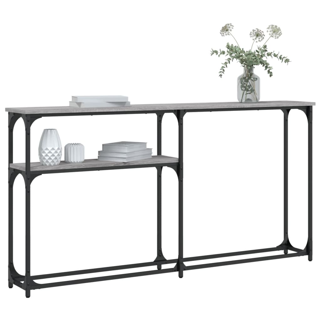 Konsolentisch Grau Sonoma 145x22,5x75 cm Holzwerkstoff - Pazzar.ch