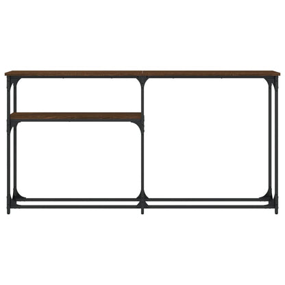 Konsolentisch Braun Eichen-Optik 145x22,5x75 cm Holzwerkstoff - Pazzar.ch