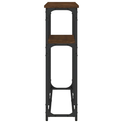 Konsolentisch Braun Eichen-Optik 145x22,5x75 cm Holzwerkstoff - Pazzar.ch