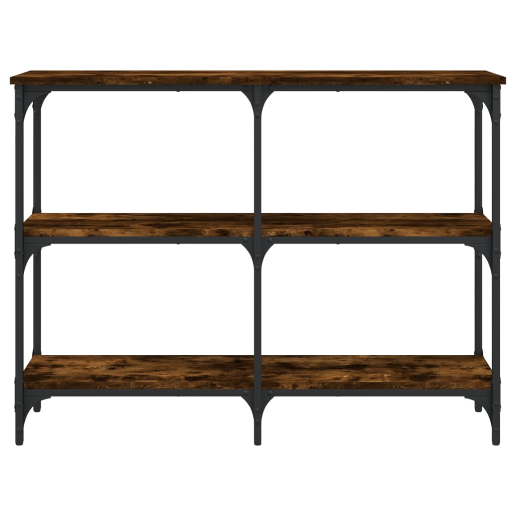 Konsolentisch Räuchereiche 100x29x75 cm Holzwerkstoff - Pazzar.ch