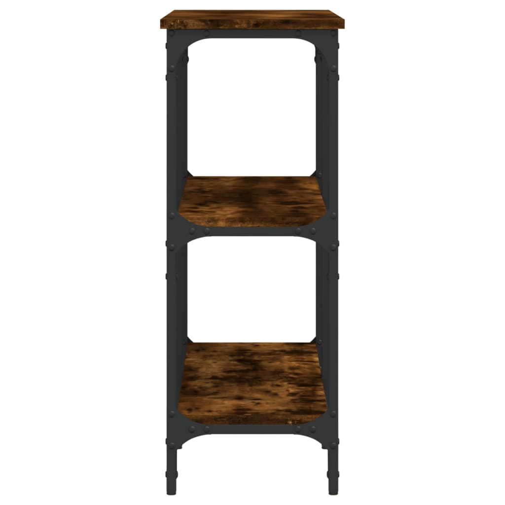 Konsolentisch Räuchereiche 100x29x75 cm Holzwerkstoff - Pazzar.ch