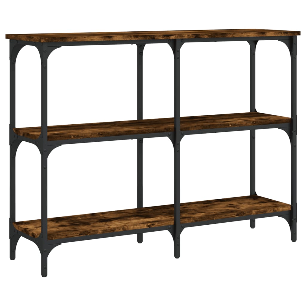 Konsolentisch Räuchereiche 100x29x75 cm Holzwerkstoff - Pazzar.ch