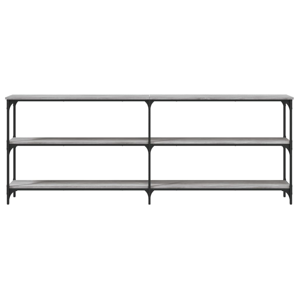 Konsolentisch Grau Sonoma 200x29x75 cm Holzwerkstoff - Pazzar.ch