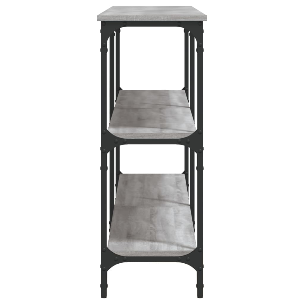 Konsolentisch Grau Sonoma 200x29x75 cm Holzwerkstoff - Pazzar.ch