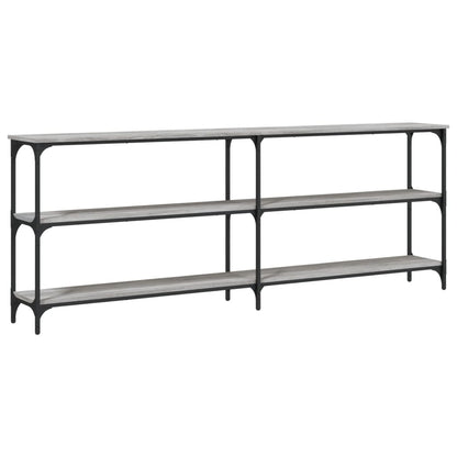 Konsolentisch Grau Sonoma 200x29x75 cm Holzwerkstoff - Pazzar.ch