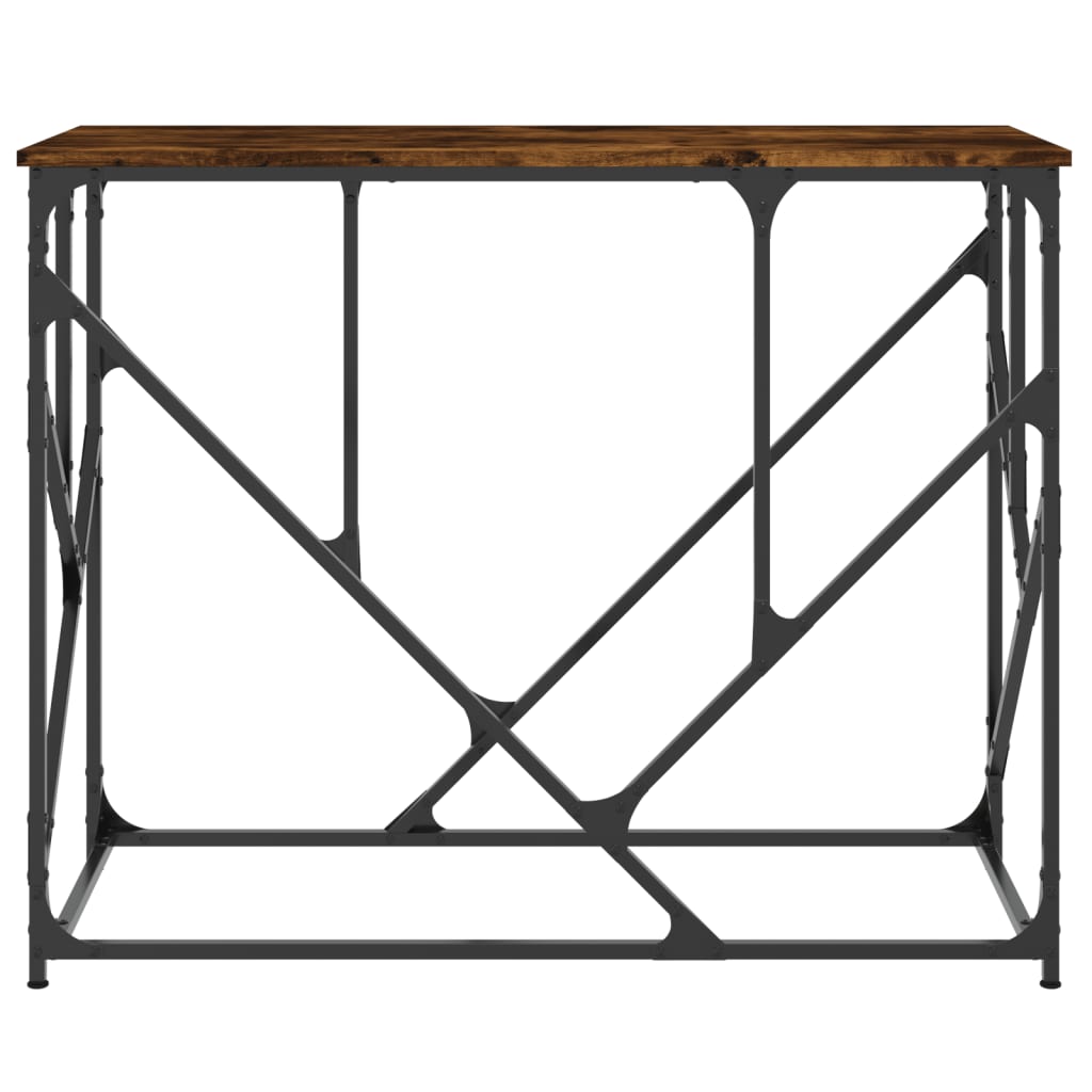 Konsolentisch Räuchereiche 100x40x80 cm Holzwerkstoff - Pazzar.ch
