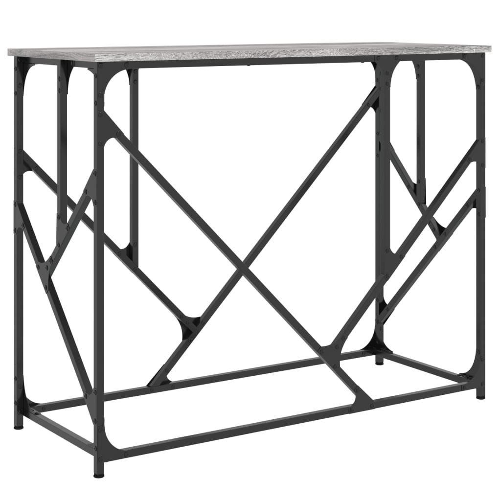 Konsolentisch Grau Sonoma 100x40x80 cm Holzwerkstoff - Pazzar.ch