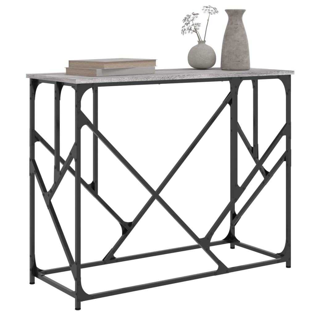 Konsolentisch Grau Sonoma 100x40x80 cm Holzwerkstoff - Pazzar.ch