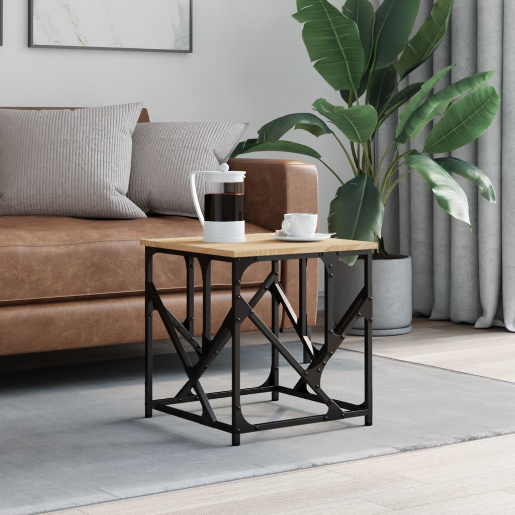Couchtisch Sonoma-Eiche 45x45x47,5 cm Holzwerkstoff - Pazzar.ch