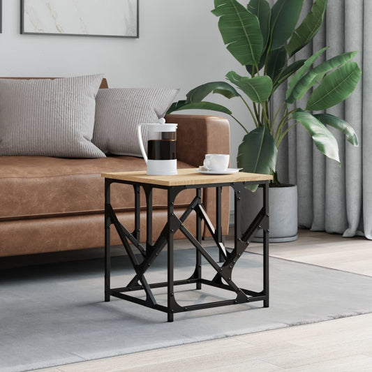 Couchtisch Sonoma-Eiche 45x45x47,5 cm Holzwerkstoff - Pazzar.ch