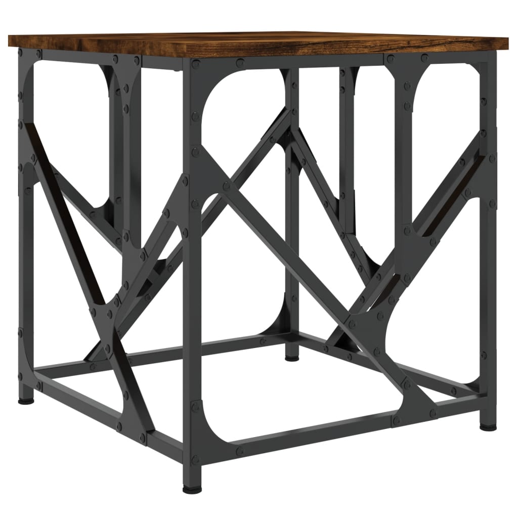 Couchtisch Räuchereiche 45x45x47,5 cm Holzwerkstoff - Pazzar.ch