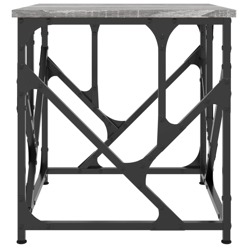 Couchtisch Grau Sonoma 45x45x47,5 cm Holzwerkstoff - Pazzar.ch
