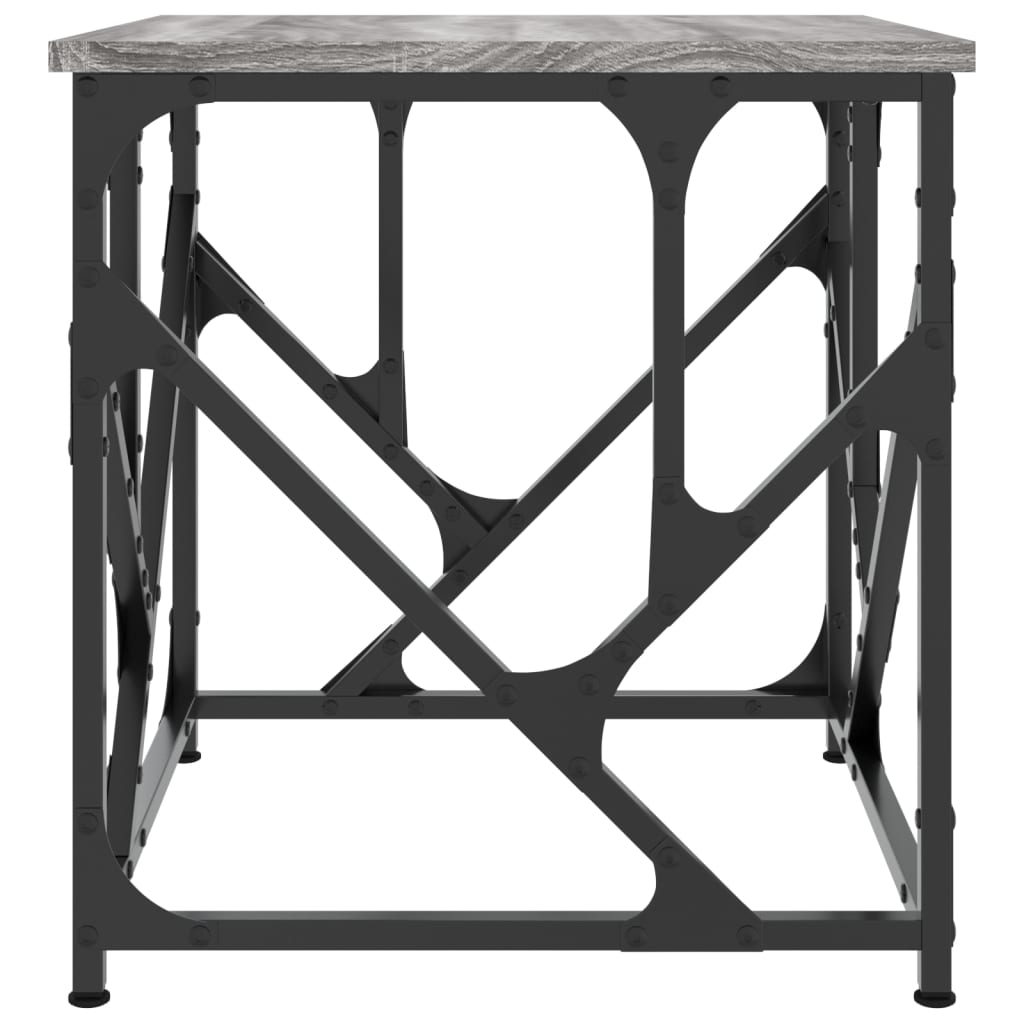Couchtisch Grau Sonoma 45x45x47,5 cm Holzwerkstoff - Pazzar.ch